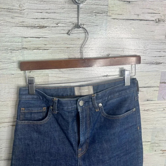 Everlane Jeans High  Rise Skinny Size 27 Stretch Comfort Medium Wash - Picture 4 of 9
